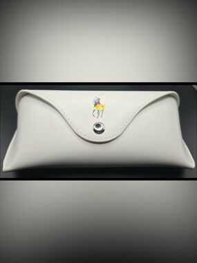 Polo by Ralph Lauren White Women's Glasses Case